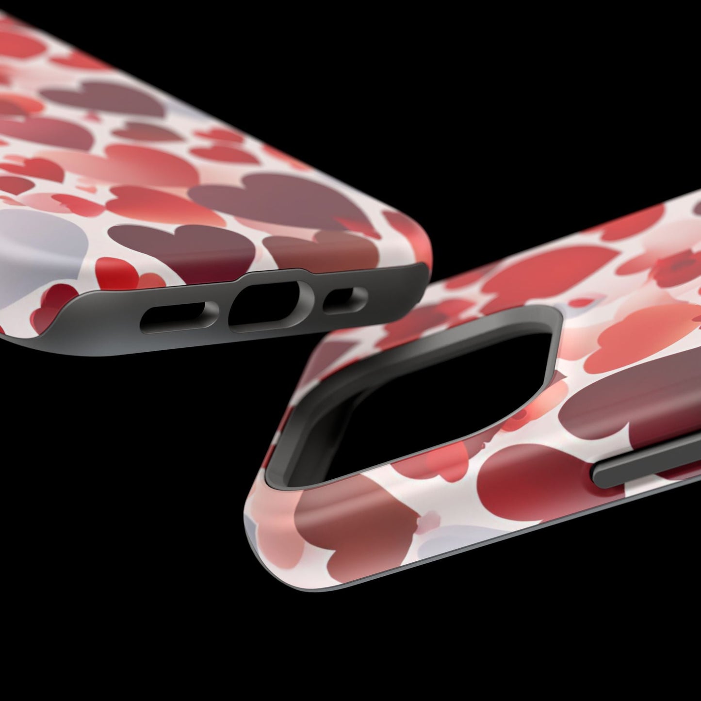 MagSafe Case: Romantic Red Heart Gradient Case - BOGO Cases