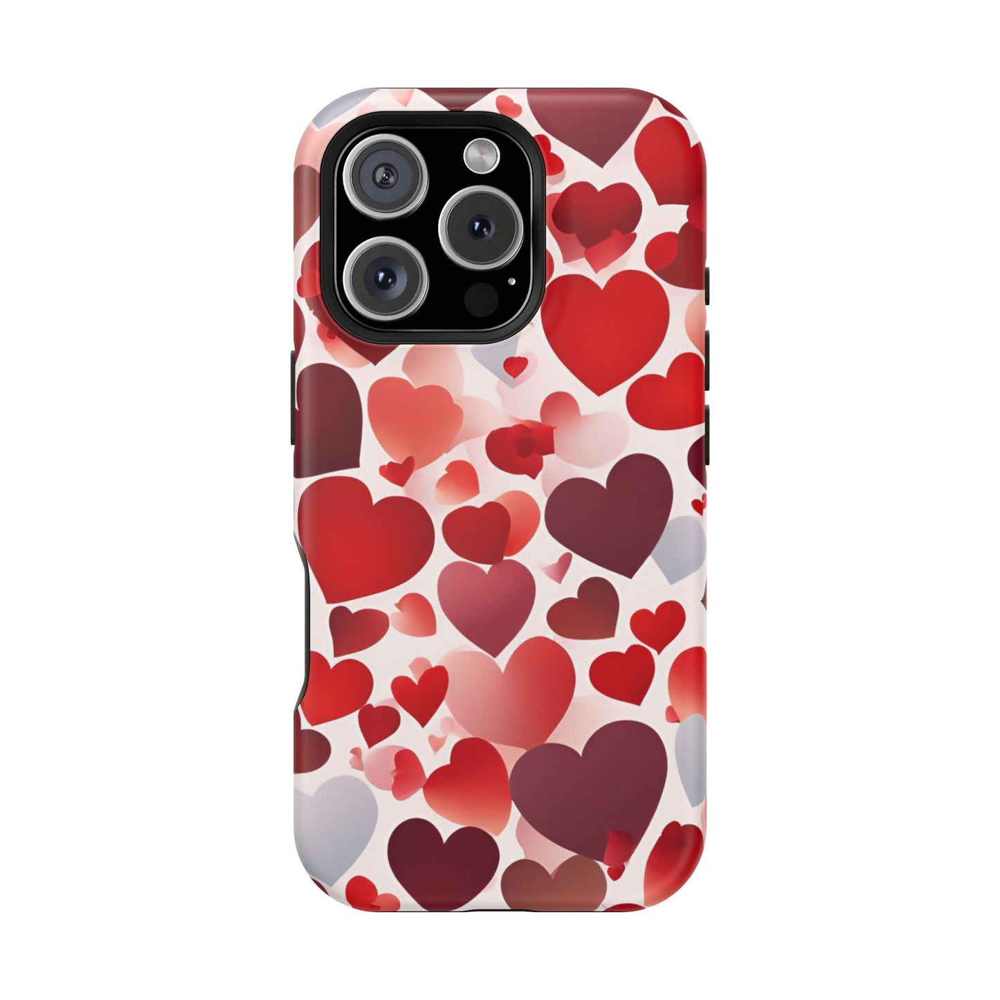 MagSafe Case: Romantic Red Heart Gradient Case - BOGO Cases