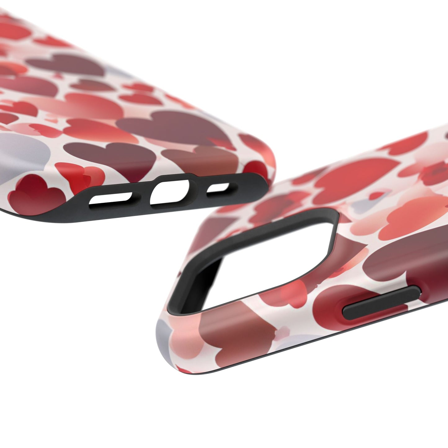 MagSafe Case: Romantic Red Heart Gradient Case - BOGO Cases