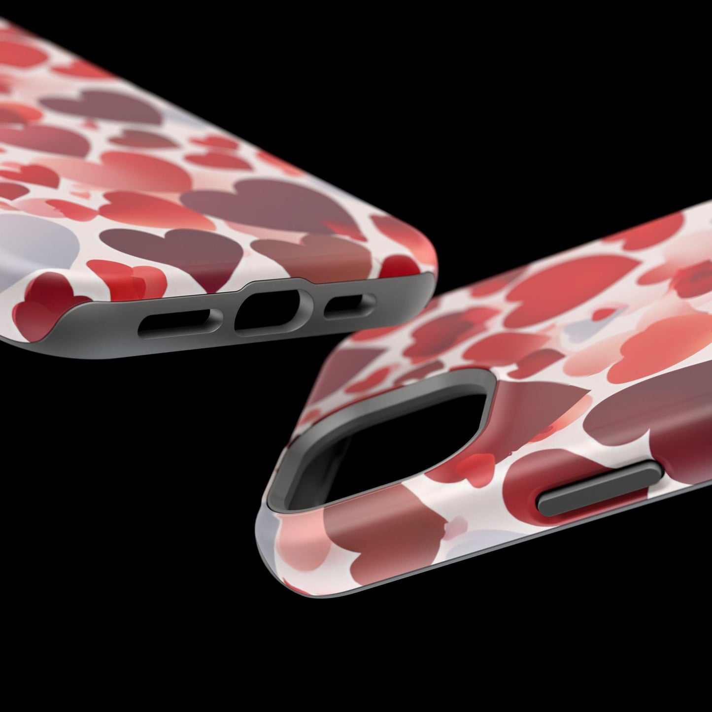 MagSafe Case: Romantic Red Heart Gradient Case - BOGO Cases