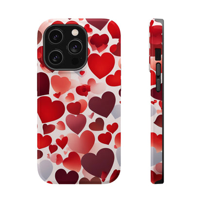 MagSafe Case: Romantic Red Heart Gradient Case - BOGO Cases