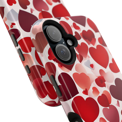 MagSafe Case: Romantic Red Heart Gradient Case - BOGO Cases