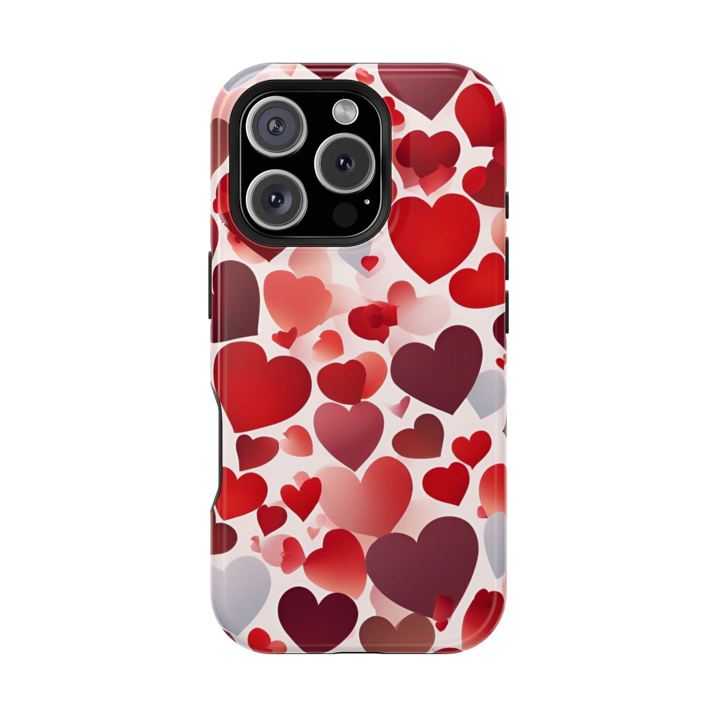 MagSafe Case: Romantic Red Heart Gradient Case - BOGO Cases