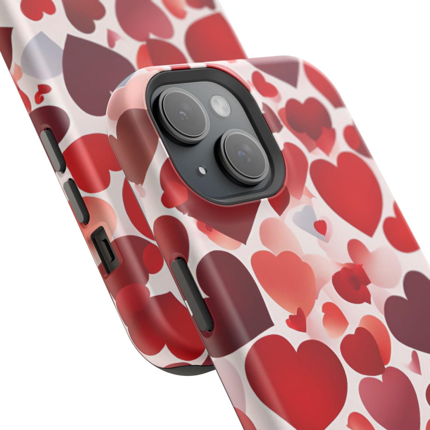 MagSafe Case: Romantic Red Heart Gradient Case - BOGO Cases