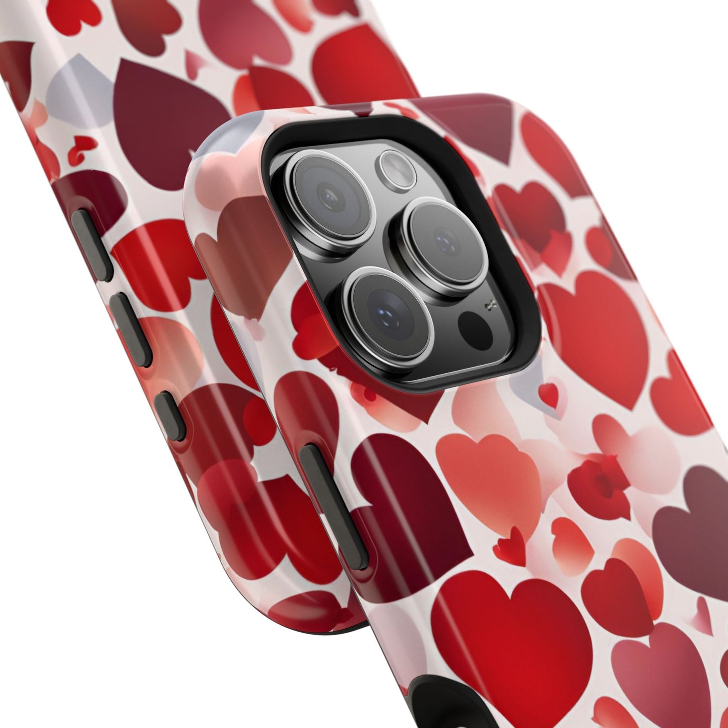 MagSafe Case: Romantic Red Heart Gradient Case - BOGO Cases