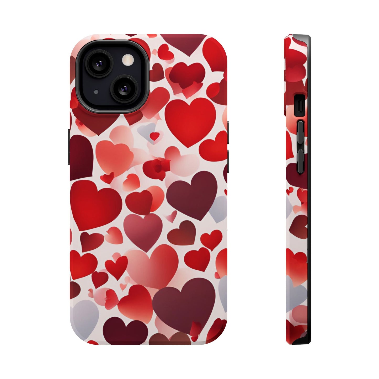 MagSafe Case: Romantic Red Heart Gradient Case - BOGO Cases