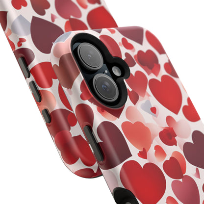 MagSafe Case: Romantic Red Heart Gradient Case - BOGO Cases
