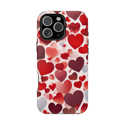 MagSafe Case: Romantic Red Heart Gradient Case - BOGO Cases