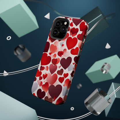 MagSafe Case: Romantic Red Heart Gradient Case - BOGO Cases