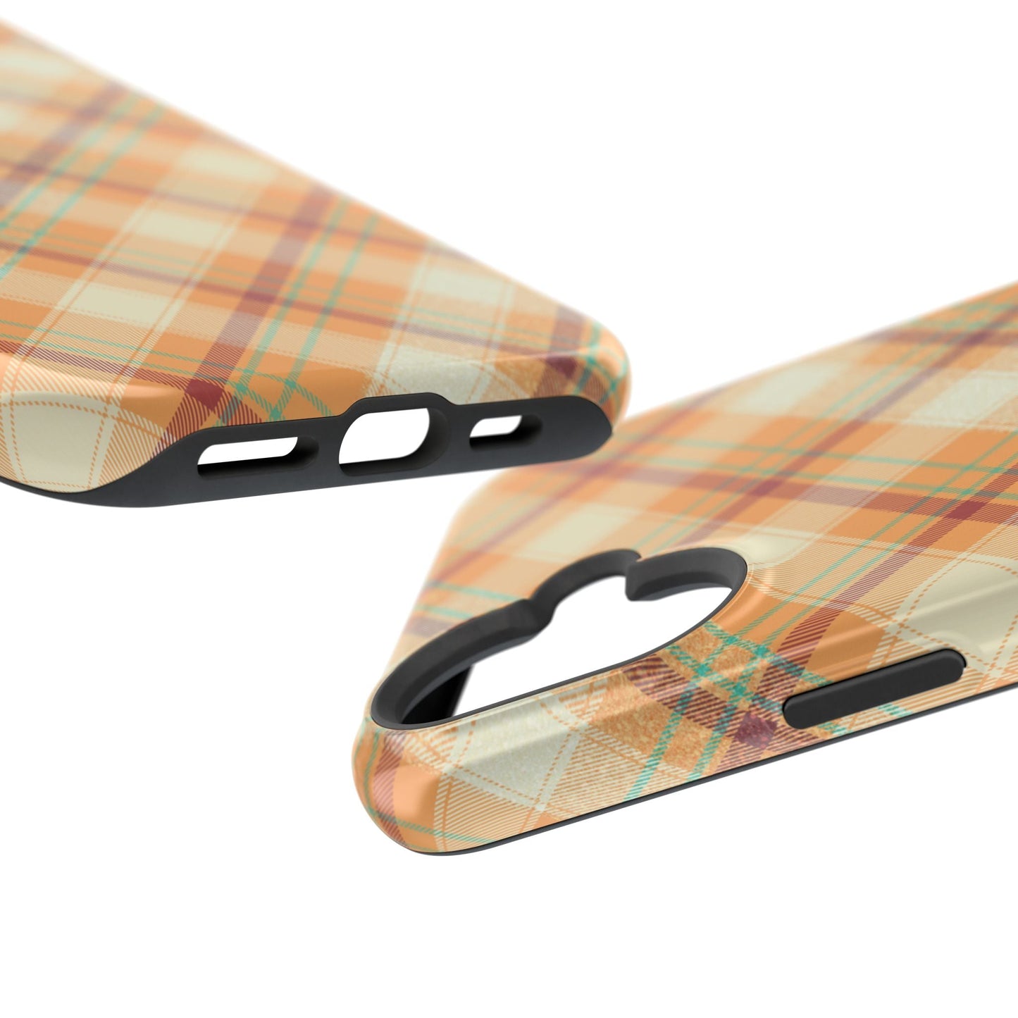 MagSafe Case - Warm Autumn Plaid Design - BOGO Cases