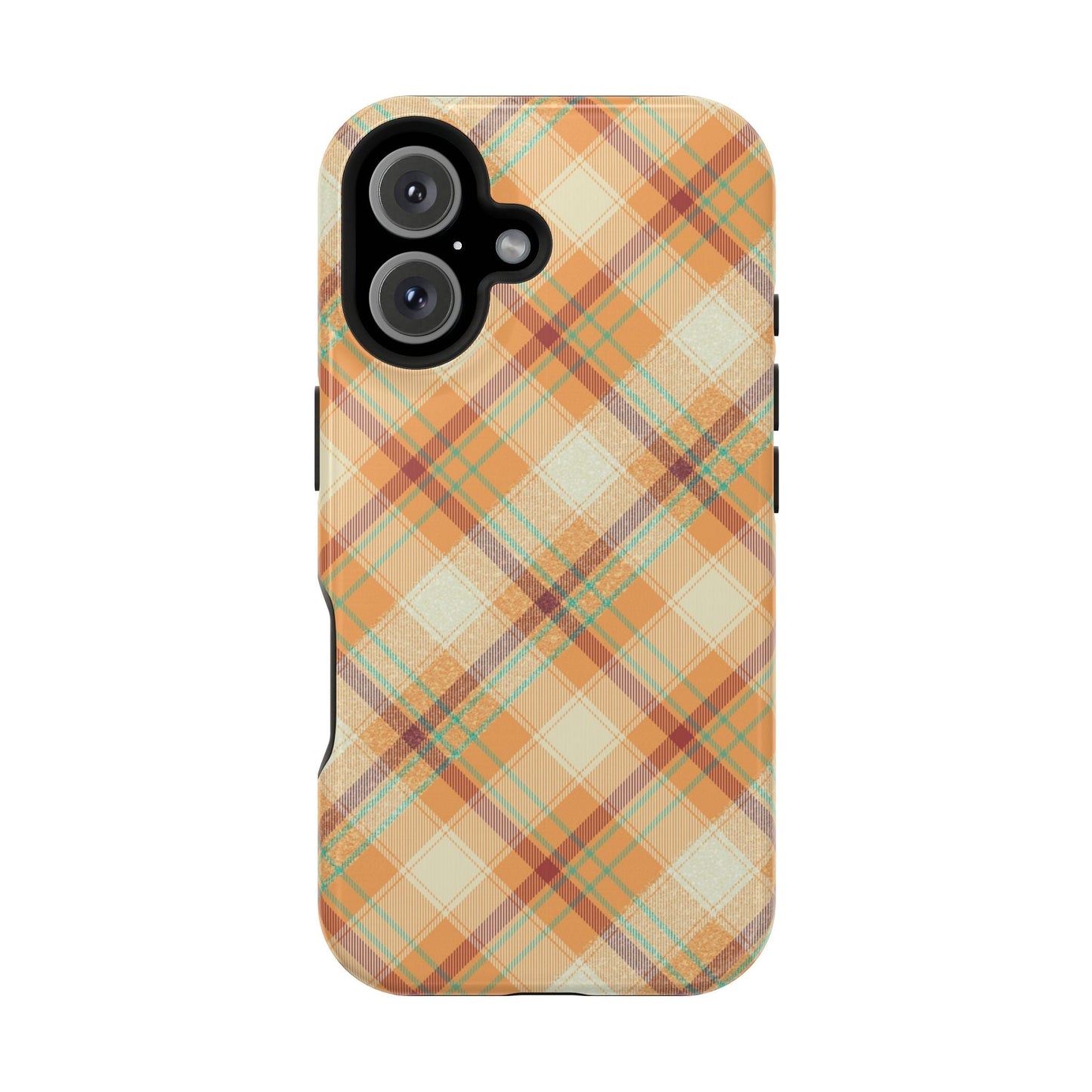 MagSafe Case - Warm Autumn Plaid Design - BOGO Cases