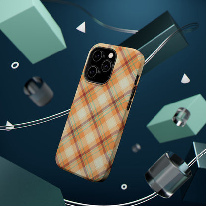 MagSafe Case - Warm Autumn Plaid Design - BOGO Cases