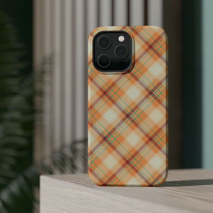 MagSafe Case - Warm Autumn Plaid Design - BOGO Cases