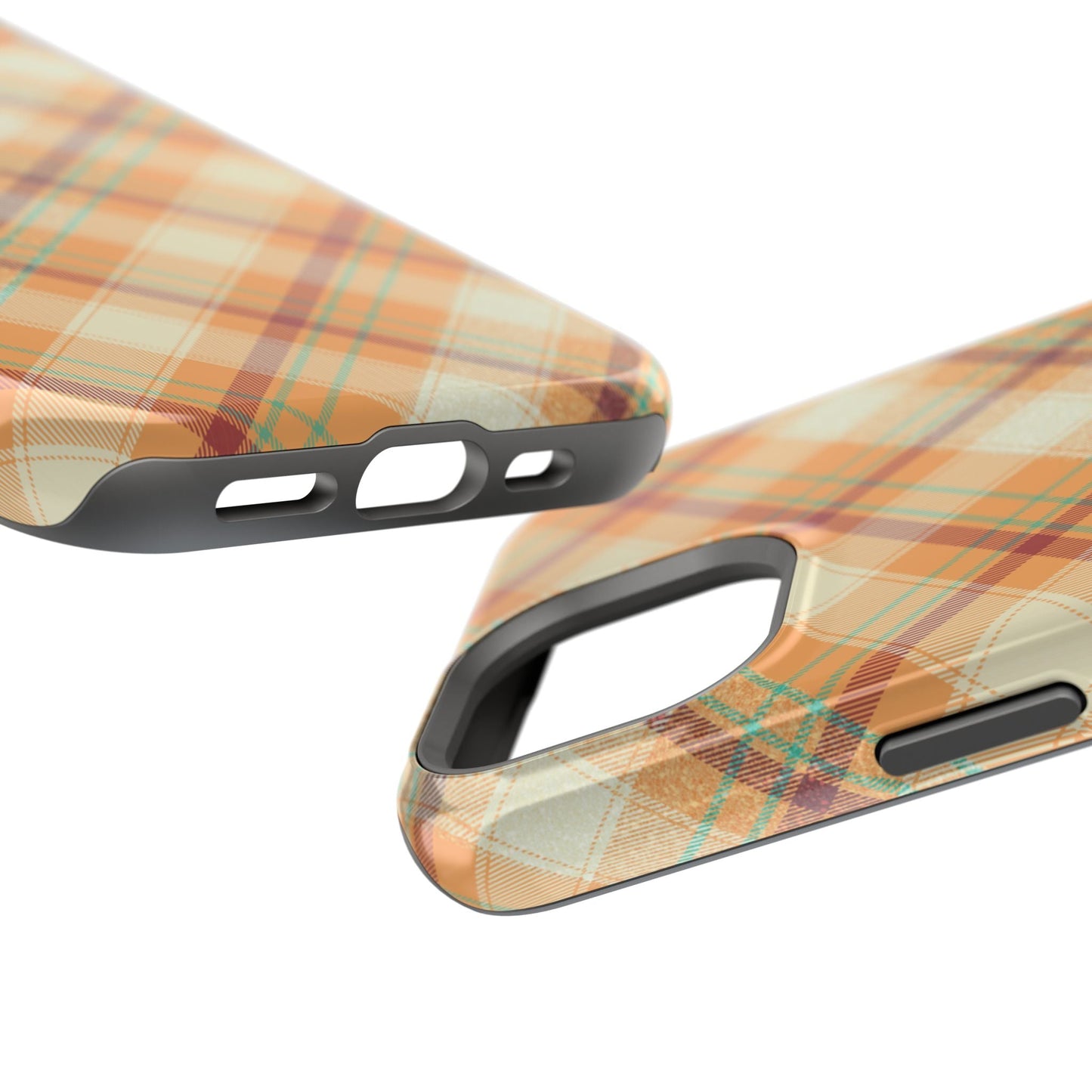 MagSafe Case - Warm Autumn Plaid Design - BOGO Cases
