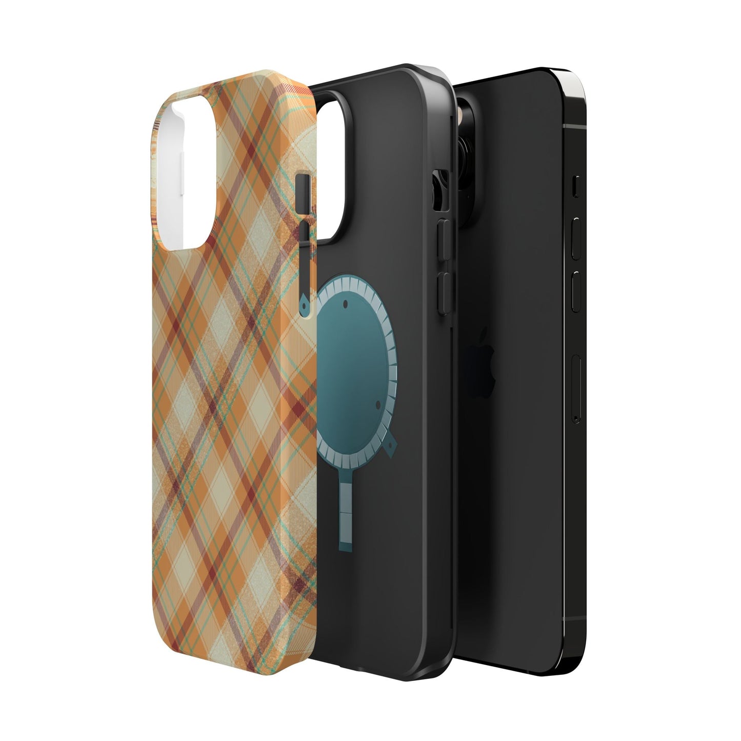 MagSafe Case - Warm Autumn Plaid Design - BOGO Cases