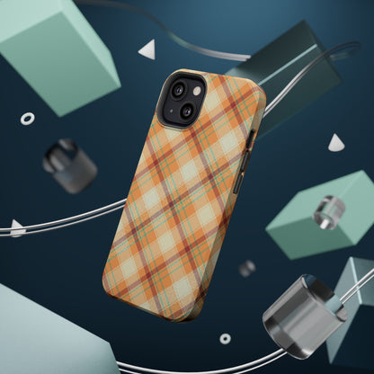 MagSafe Case - Warm Autumn Plaid Design - BOGO Cases