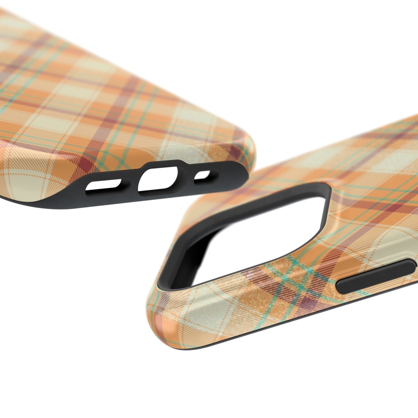 MagSafe Case - Warm Autumn Plaid Design - BOGO Cases