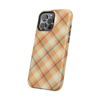 MagSafe Case - Warm Autumn Plaid Design - BOGO Cases
