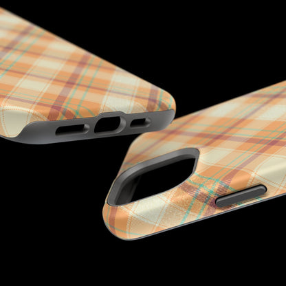 MagSafe Case - Warm Autumn Plaid Design - BOGO Cases