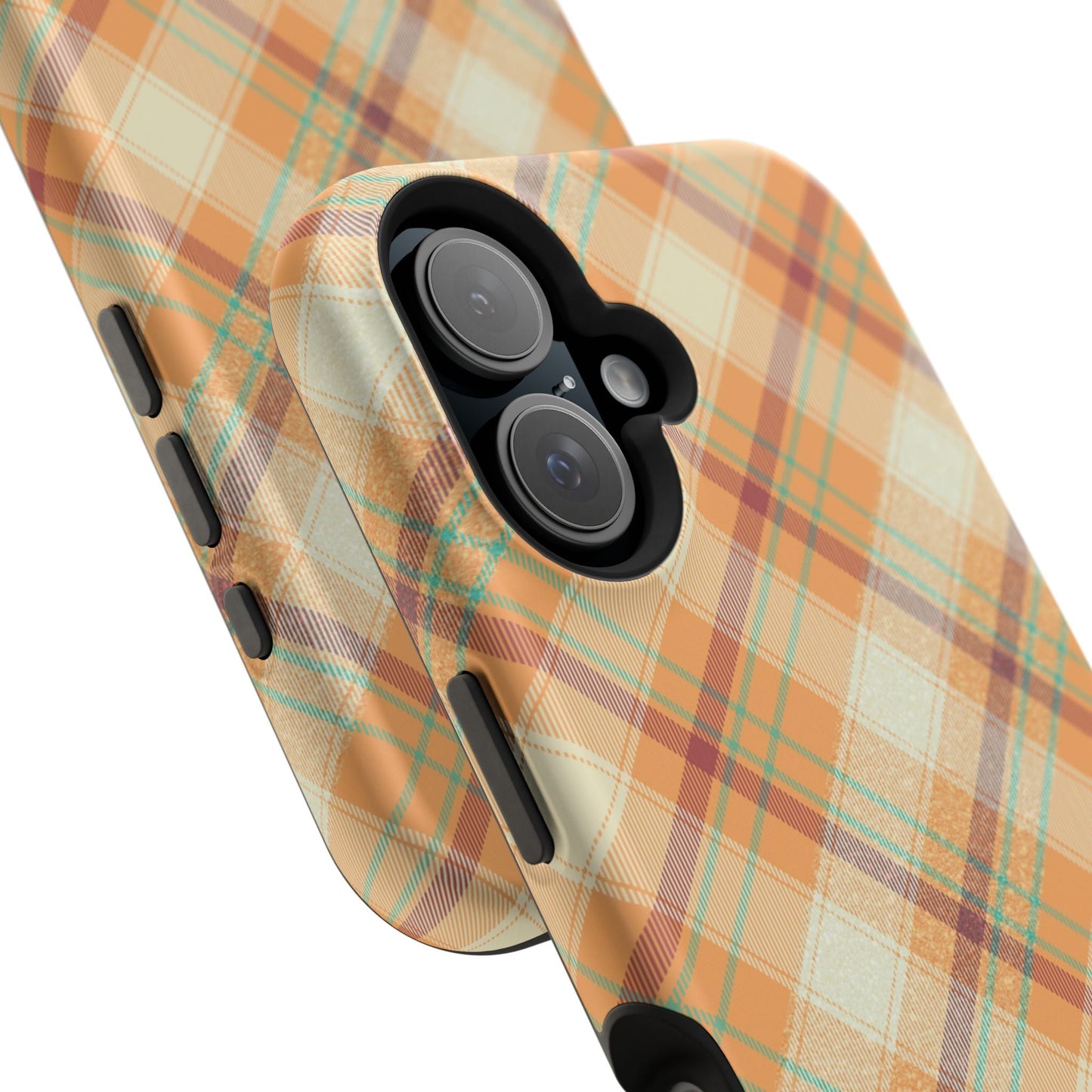 MagSafe Case - Warm Autumn Plaid Design - BOGO Cases