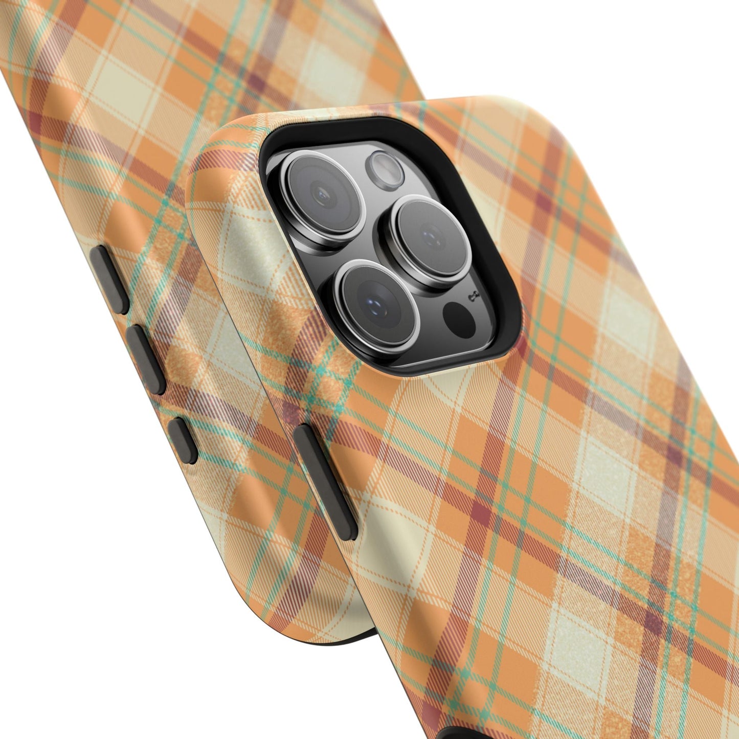 MagSafe Case - Warm Autumn Plaid Design - BOGO Cases