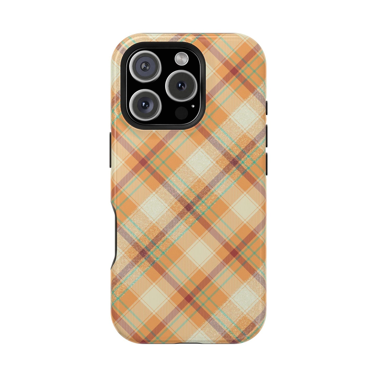 MagSafe Case - Warm Autumn Plaid Design - BOGO Cases