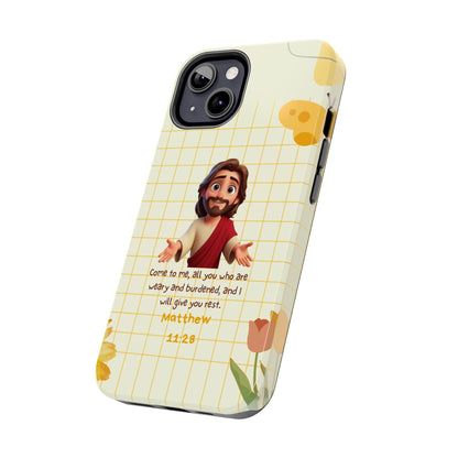 Matthew 11:28 Comfort & Rest - iPhone Series Case - BOGO Cases