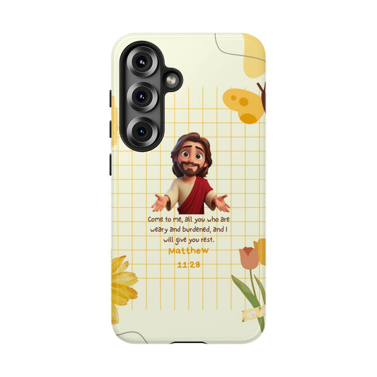 Matthew 11:28 Comfort & Rest - Samsung Galaxy Case - BOGO Cases