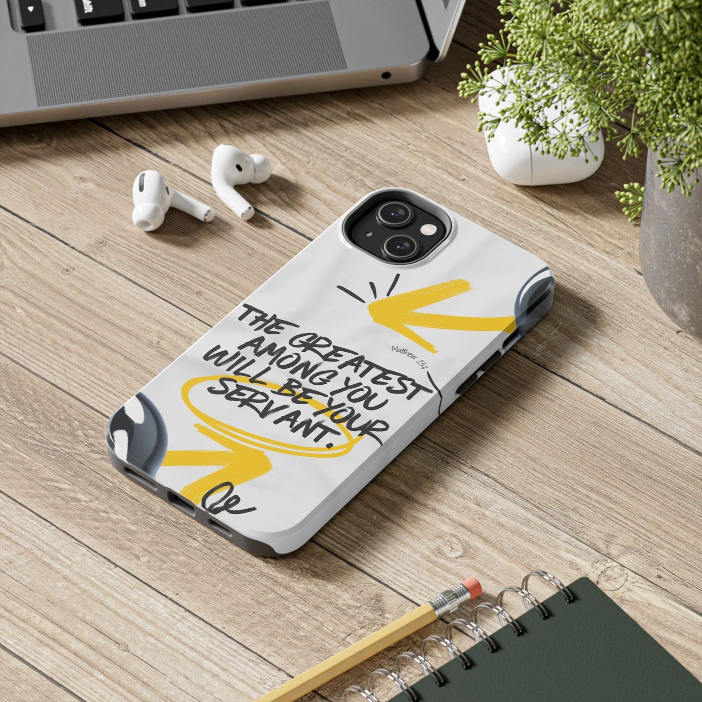 Matthew 23:11 Servant Leadership - iPhone Series Case - BOGO Cases