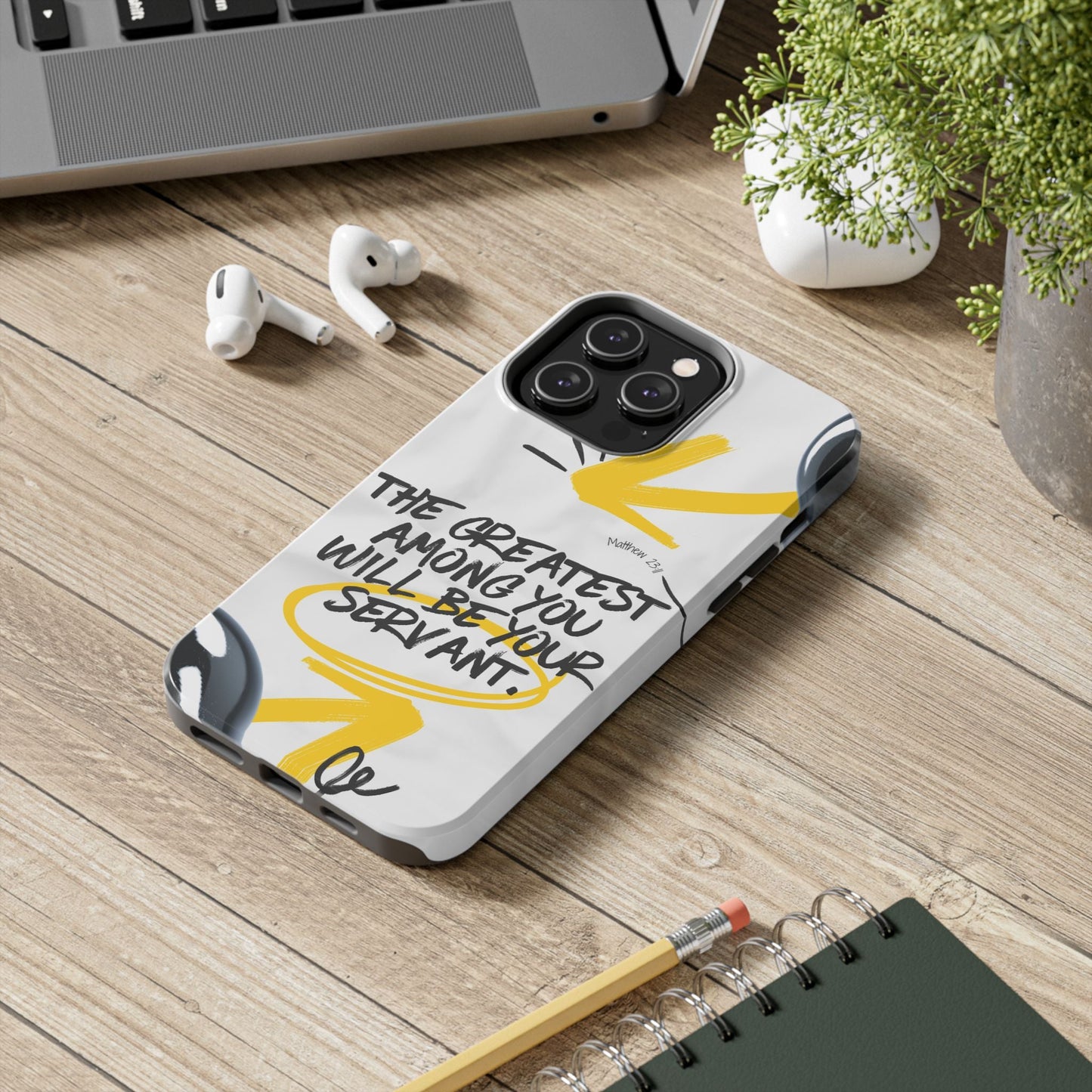 Matthew 23:11 Servant Leadership - iPhone Series Case - BOGO Cases