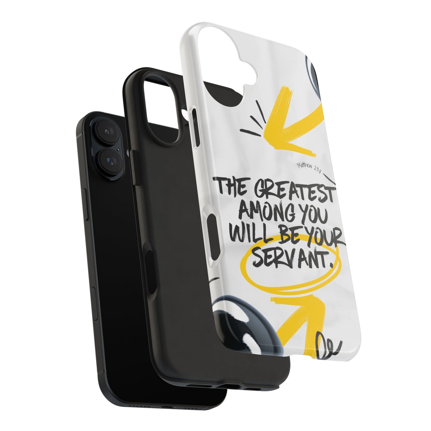 Matthew 23:11 Servant Leadership - iPhone Series Case - BOGO Cases
