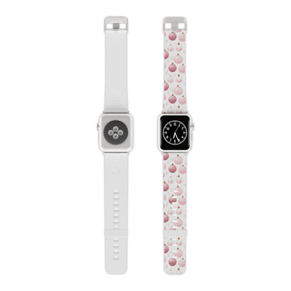 Merry in Pink Christmas Balls Apple Watch Band - BOGO Cases