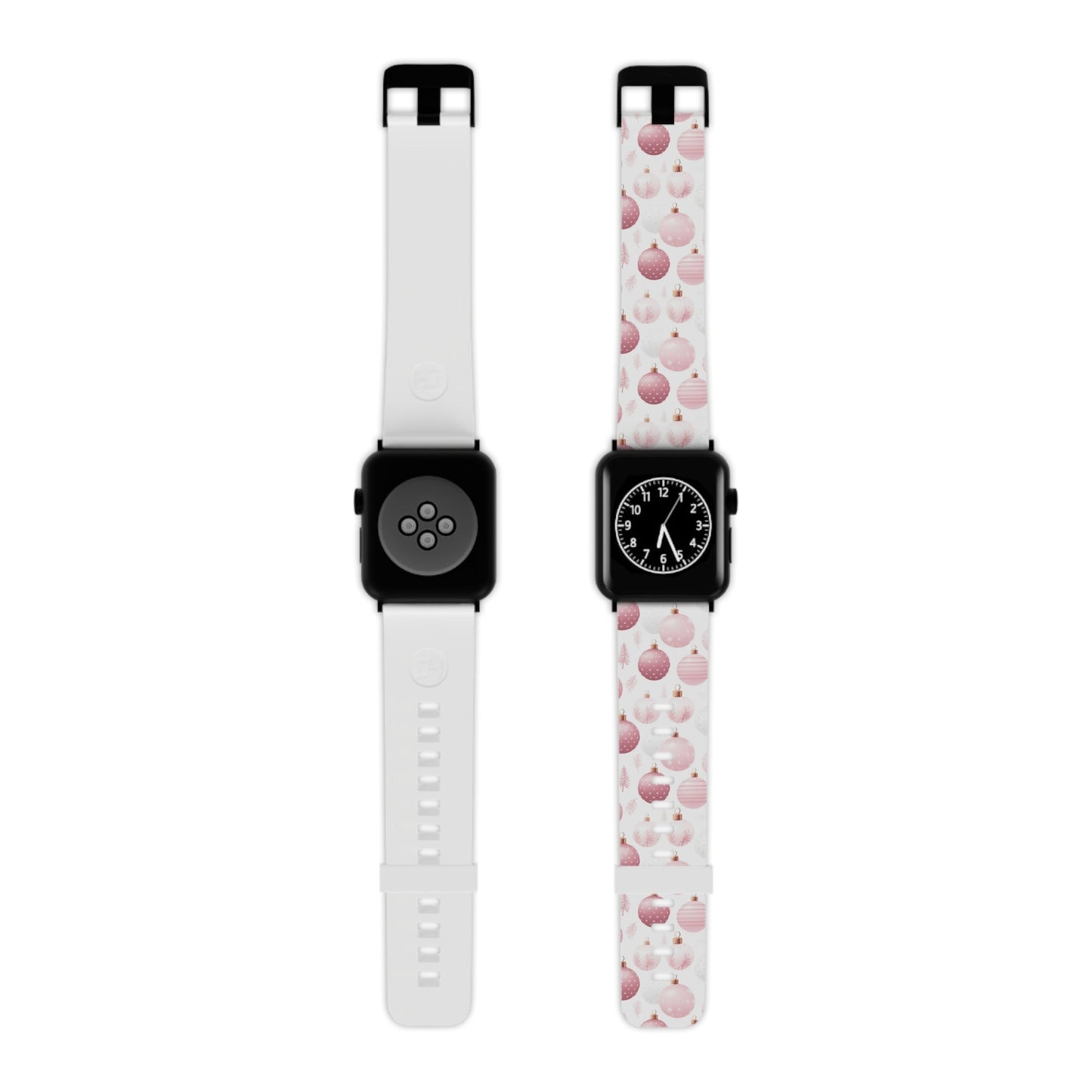 Merry in Pink Christmas Balls Apple Watch Band - BOGO Cases