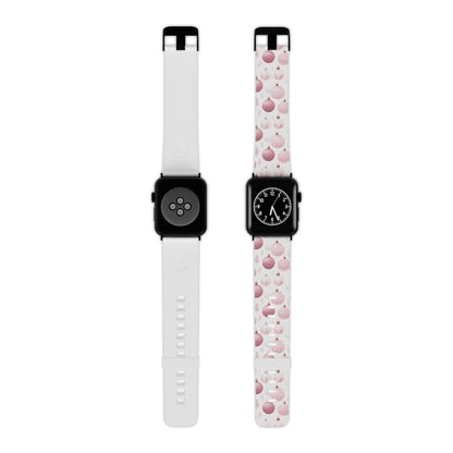 Merry in Pink Christmas Balls Apple Watch Band - BOGO Cases