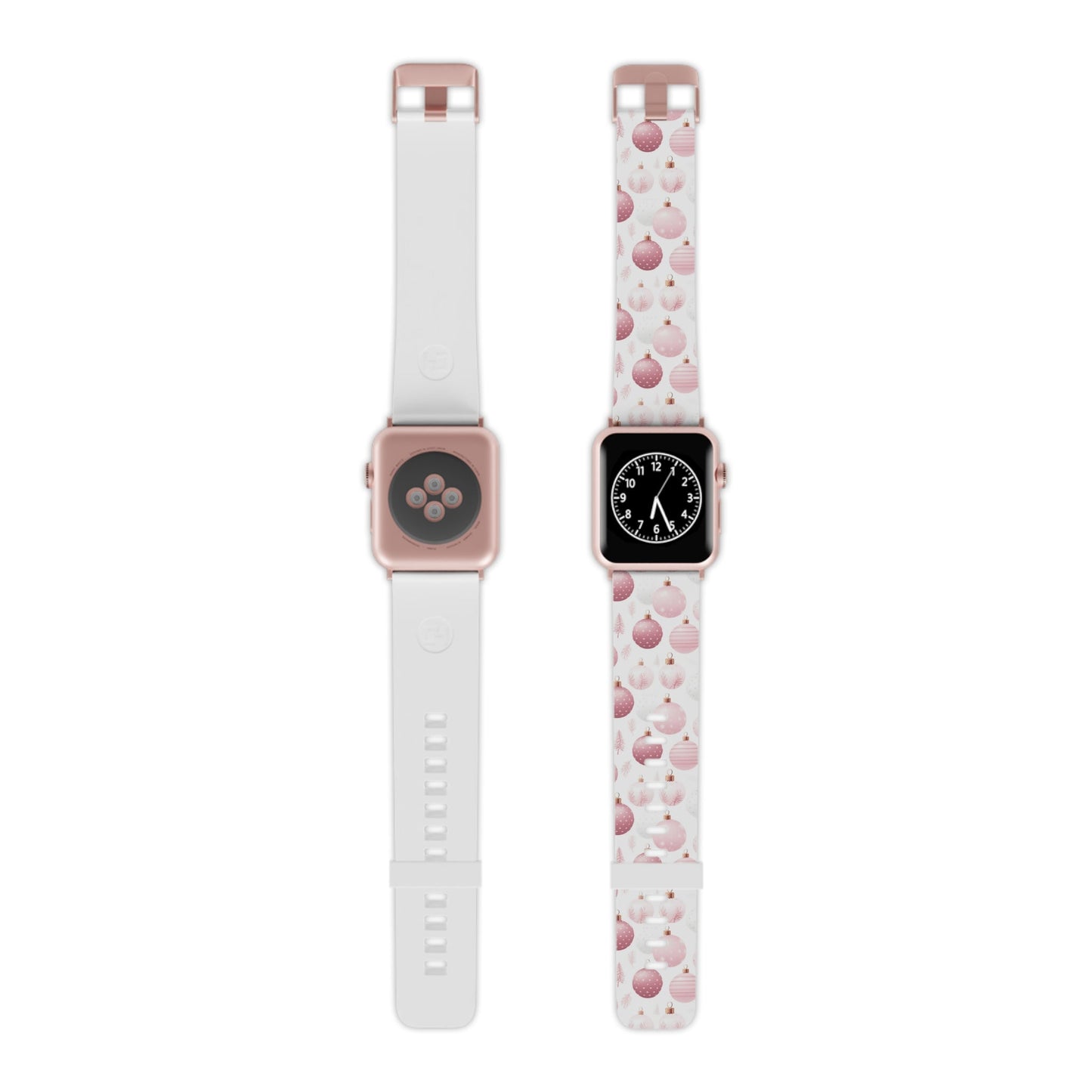 Merry in Pink Christmas Balls Apple Watch Band - BOGO Cases