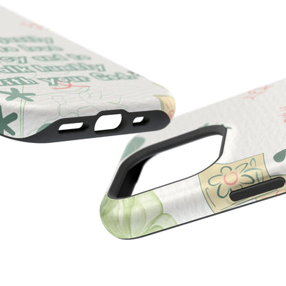 Micah 6:8 Act Justly Floral - MagSafe iPhone Case - BOGO Cases