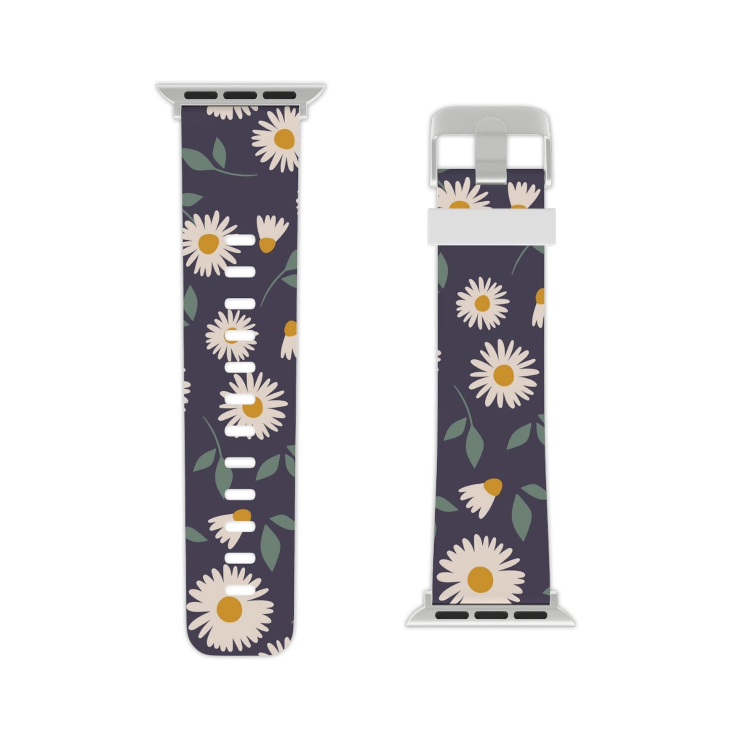 Midnight Daisy Apple Watch Band | Elegant Floral Design - BOGO Cases