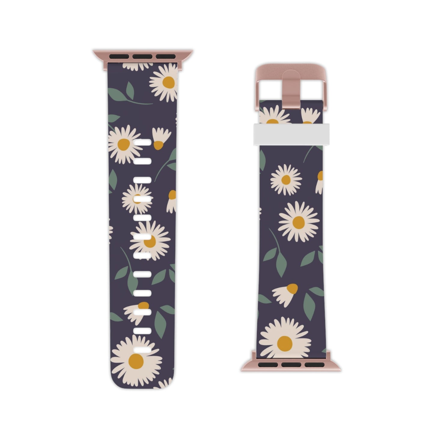 Midnight Daisy Apple Watch Band | Elegant Floral Design - BOGO Cases