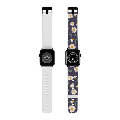 Midnight Daisy Apple Watch Band | Elegant Floral Design - BOGO Cases