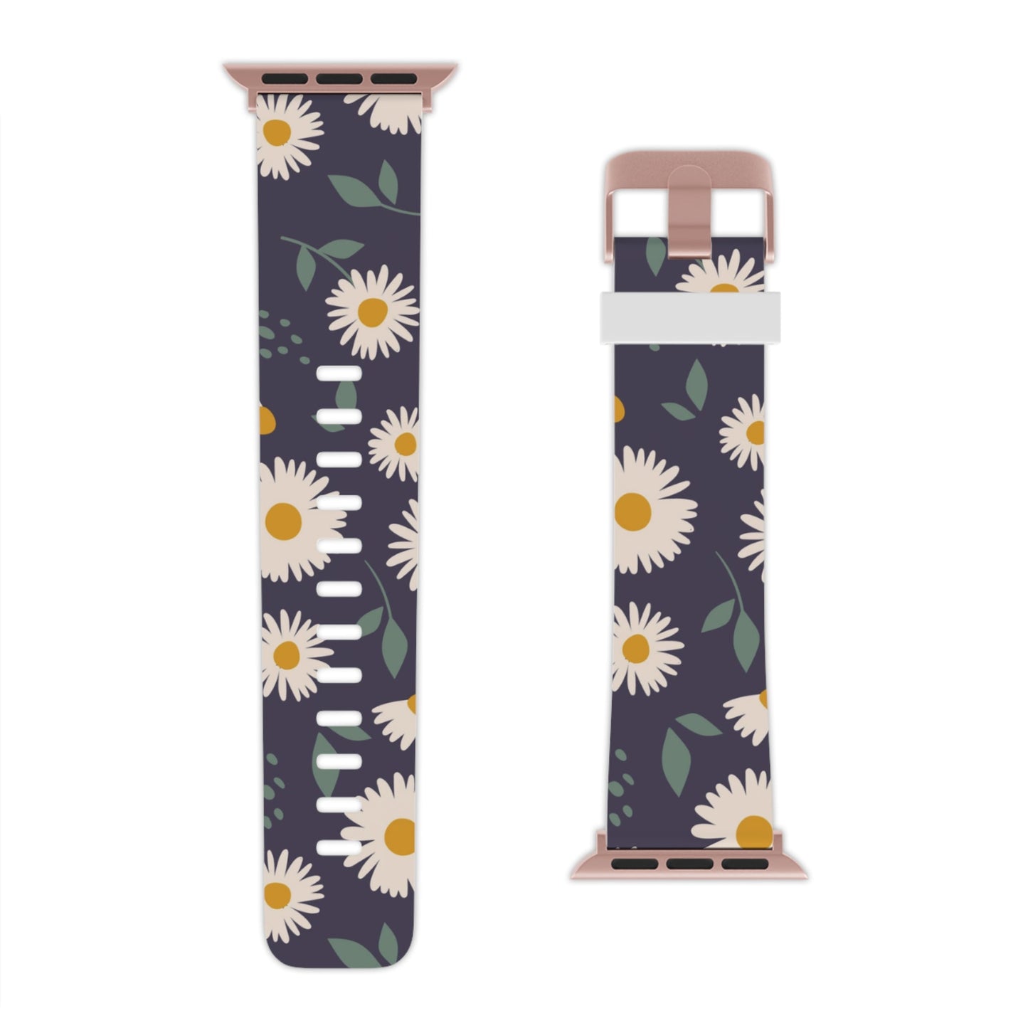 Midnight Daisy Apple Watch Band | Elegant Floral Design - BOGO Cases