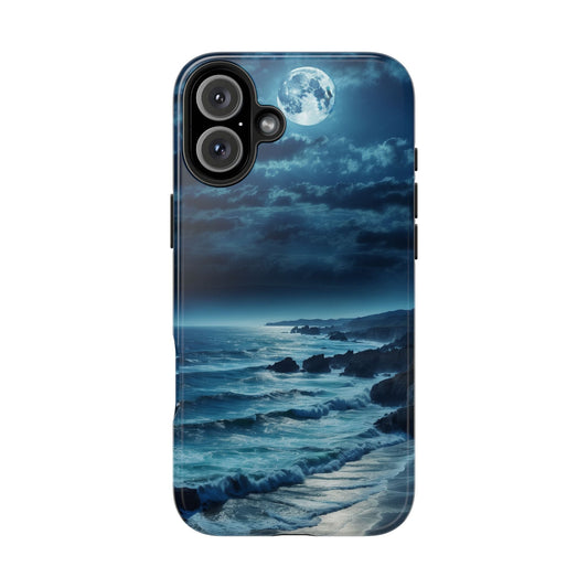 Midnight Ocean Moon - iPhone Series Case - BOGO Cases