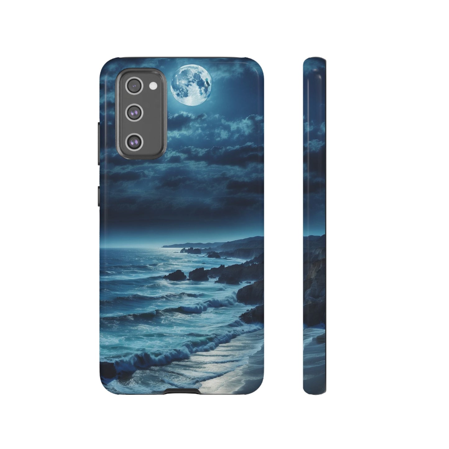 Midnight Ocean Moon - Samsung Galaxy Case - BOGO Cases