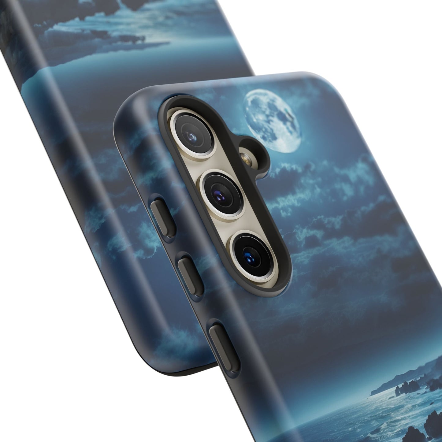 Midnight Ocean Moon - Samsung Galaxy Case - BOGO Cases