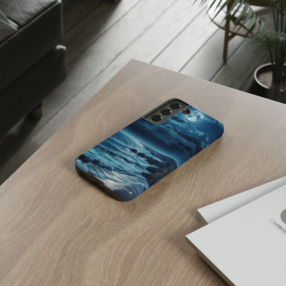 Midnight Ocean Moon - Samsung Galaxy Case - BOGO Cases