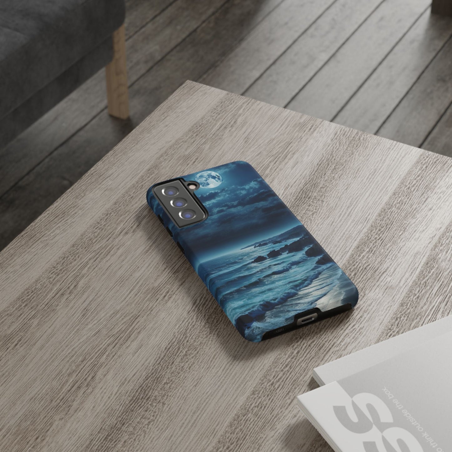 Midnight Ocean Moon - Samsung Galaxy Case - BOGO Cases