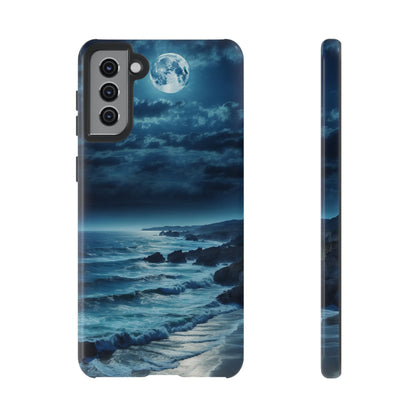 Midnight Ocean Moon - Samsung Galaxy Case - BOGO Cases