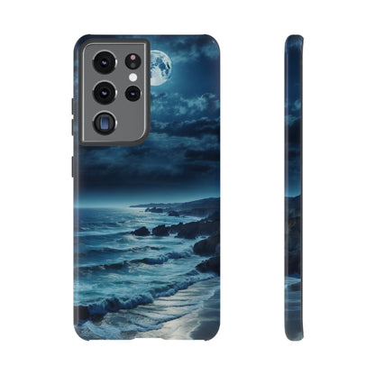 Midnight Ocean Moon - Samsung Galaxy Case - BOGO Cases