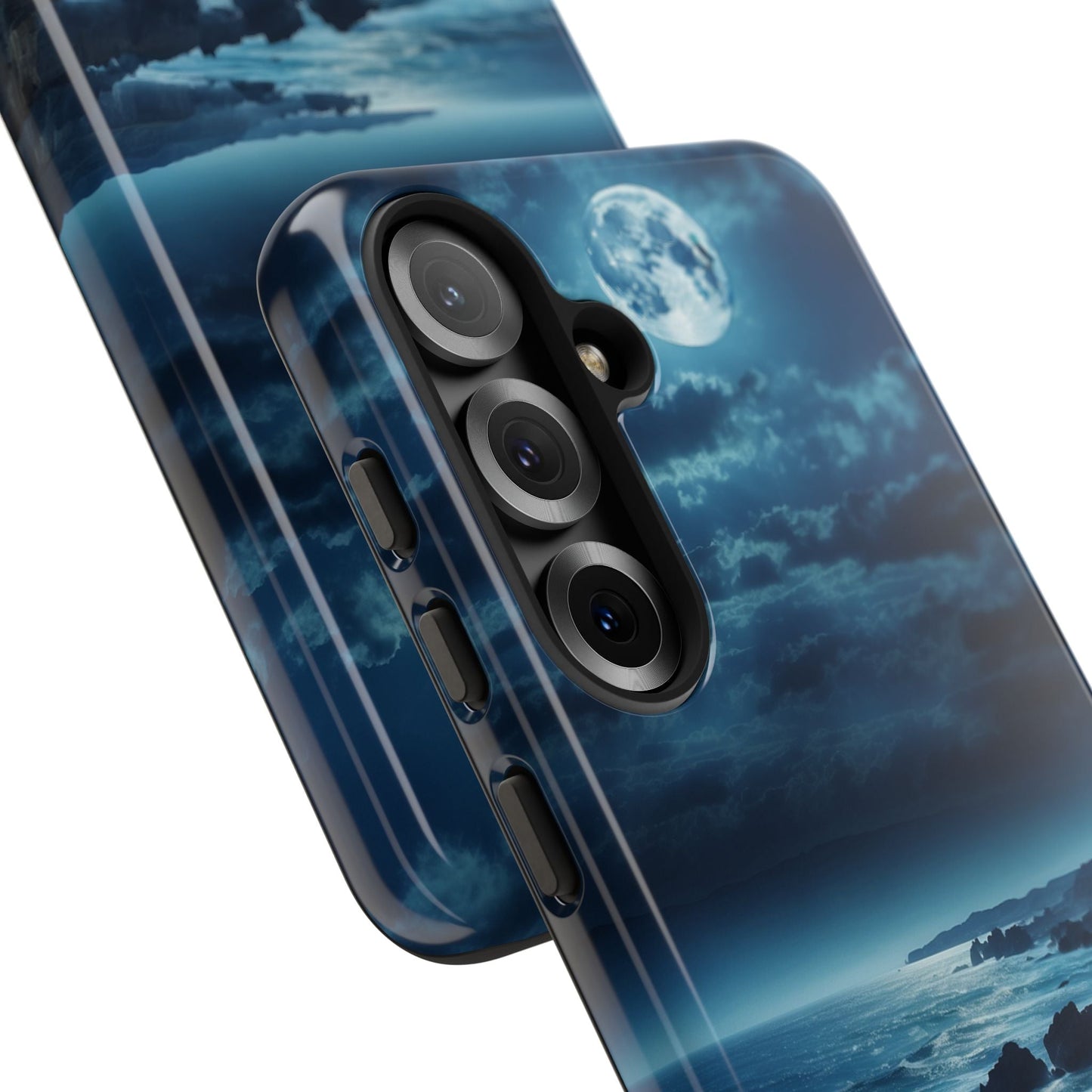 Midnight Ocean Moon - Samsung Galaxy Case - BOGO Cases