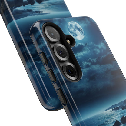 Midnight Ocean Moon - Samsung Galaxy Case - BOGO Cases