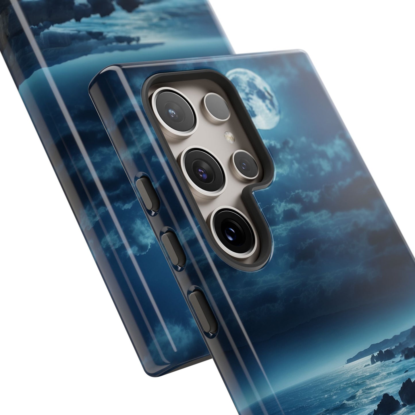 Midnight Ocean Moon - Samsung Galaxy Case - BOGO Cases